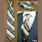 Classic Multicolor Silk Ties: Geometric & Floral Designs - VacationGrabs
