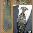 Classic Multicolor Silk Ties: Geometric & Floral Designs - VacationGrabs
