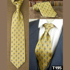 Classic Multicolor Silk Ties: Geometric & Floral Designs - VacationGrabs