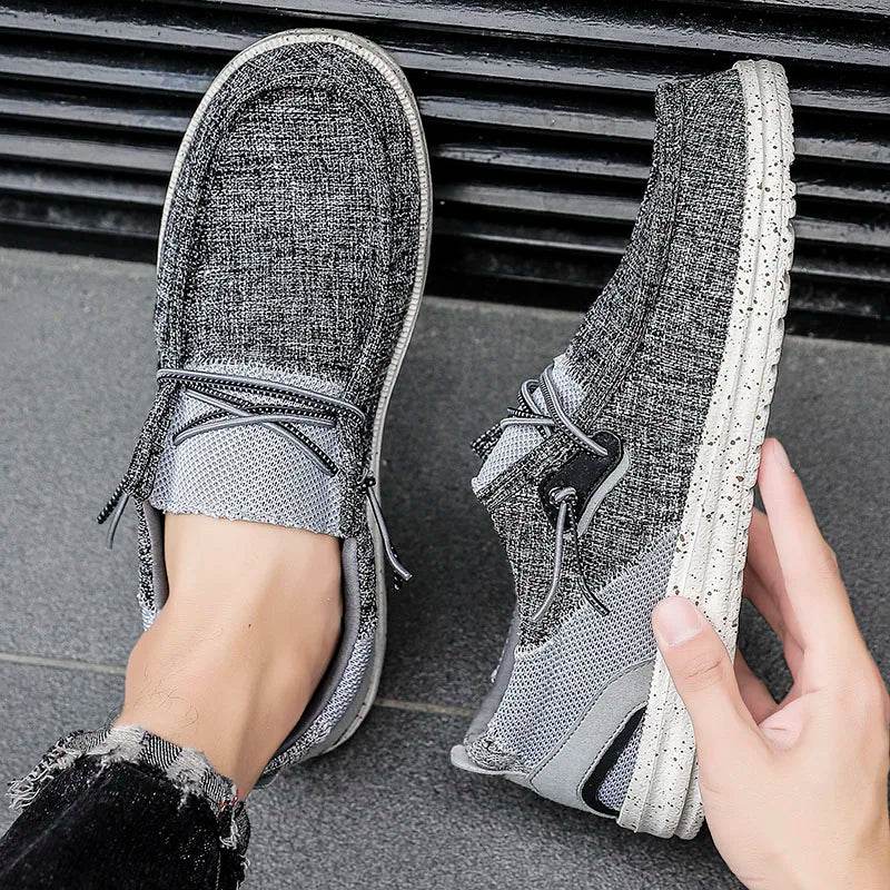 Men’s Casual Canvas Loafers Breathable and Versatile - VacationGrabs