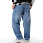 Men's Loose Baggy Style Jeans Light Blue - VacationGrabs
