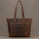 Luxury Designer Women’s Leather Shoulder Bag Laptop Crossbody Tote - VacationGrabs