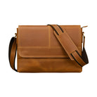 Luxury Designer Men's Messenger Bag – Genuine Leather Crossbody - VacationGrabs