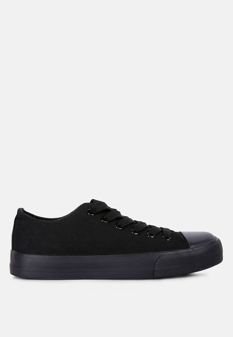 Black sneaker on a white background