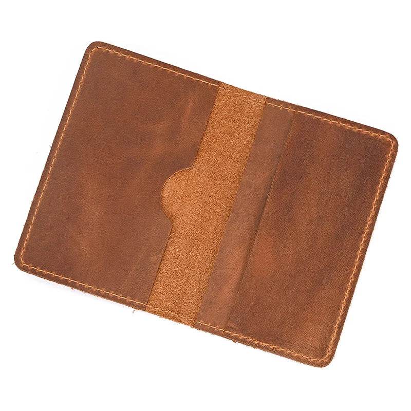 Genuine Leather Slim Wallet Coin Purse Cash Key Cards Holder - VacationGrabs