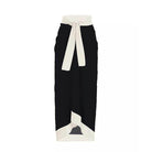 Retro One Piece Swimsuit Skirt Swimwear - VacationGrabs