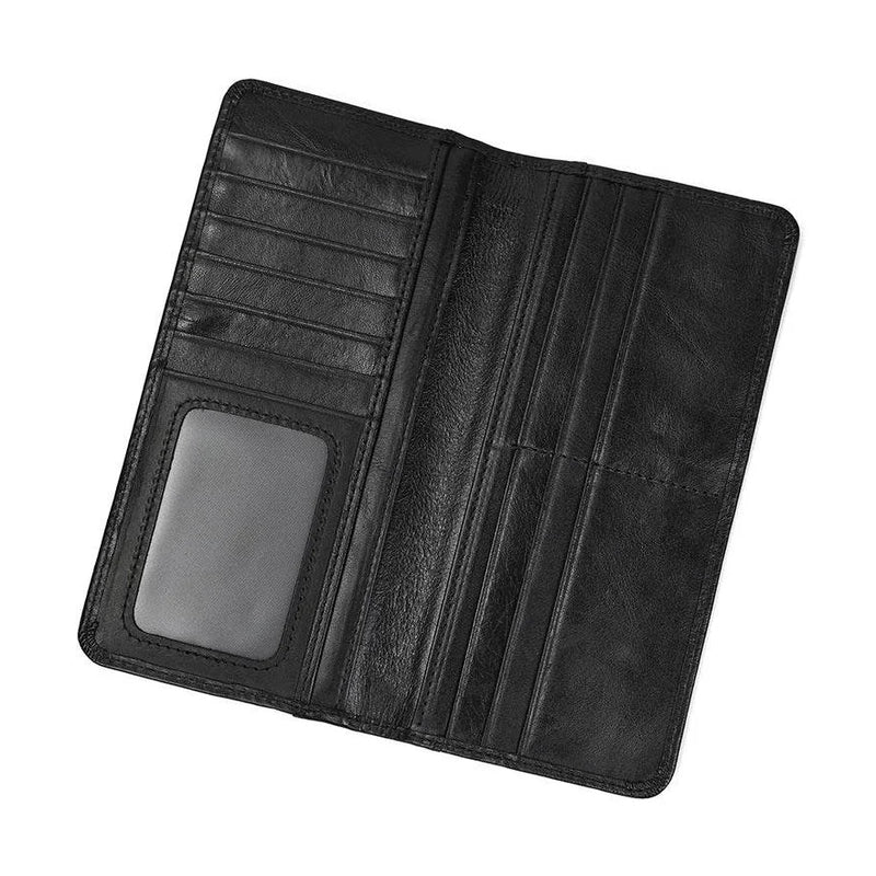 Multi-Slot Clutch Purse for Women Leather Evening Card Wallet - VacationGrabs