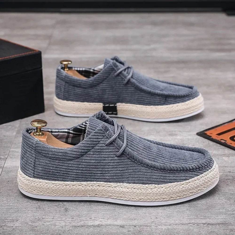 Men's Shoes Breathable Canvas Shoes for Men - VacationGrabs