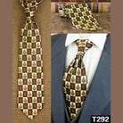 Classic Multicolor Silk Ties: Geometric & Floral Designs - VacationGrabs