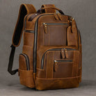 Hot Multifunction Fashion Men Backpack Vintage Leather Daypack - VacationGrabs
