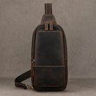 Small Crossbody Bags Genuine Leather Chest Bag Summer Outdoor Bag - VacationGrabs