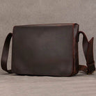 Men's Leather Crossbody Bag – High Quality Crazy Horse School Bag - VacationGrabs
