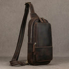 Small Crossbody Bags Genuine Leather Chest Bag Summer Outdoor Bag - VacationGrabs