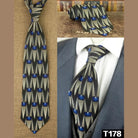 Classic Multicolor Silk Ties: Geometric & Floral Designs - VacationGrabs