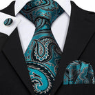 Green Silk Tie Set for Men: Multiple Shades Available - VacationGrabs