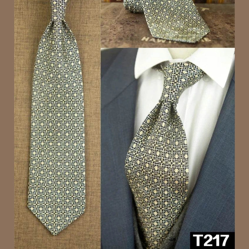 Classic Multicolor Silk Ties: Geometric & Floral Designs - VacationGrabs