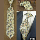 Classic Multicolor Silk Ties: Geometric & Floral Designs - VacationGrabs