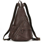 High Quality Leather Saddle Bag Genuine Leather Chest Crossbody - VacationGrabs