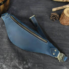Leather Sling Bag for Outdoor Travel Men’s Chest Pack - VacationGrabs
