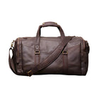 Men's Luxury Leather Travel Bag – Soft Cowhide Duffel Weekend - VacationGrabs