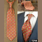 Classic Multicolor Silk Ties: Geometric & Floral Designs - VacationGrabs