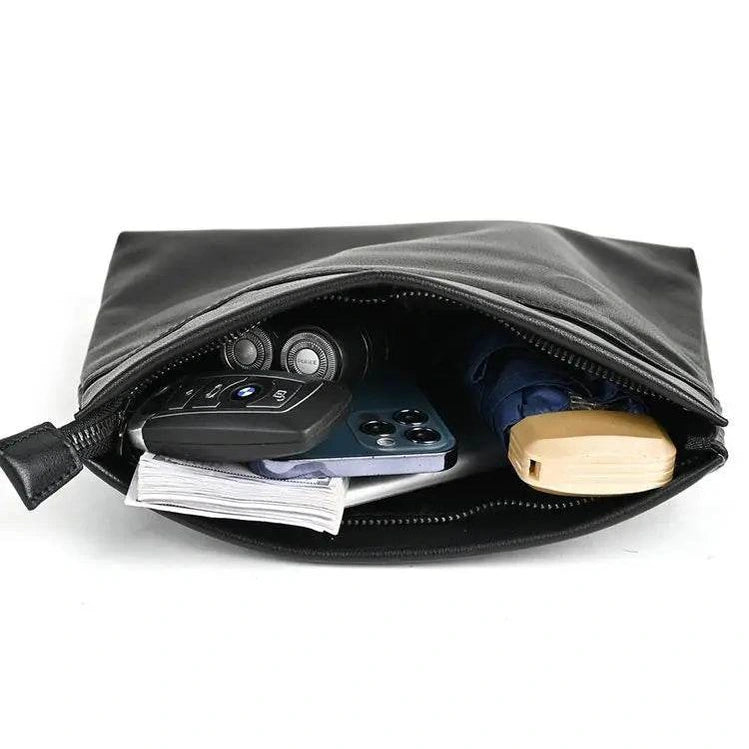 Men’s Small Crossbody Leather Bag for Phone Soft Cowskin - VacationGrabs