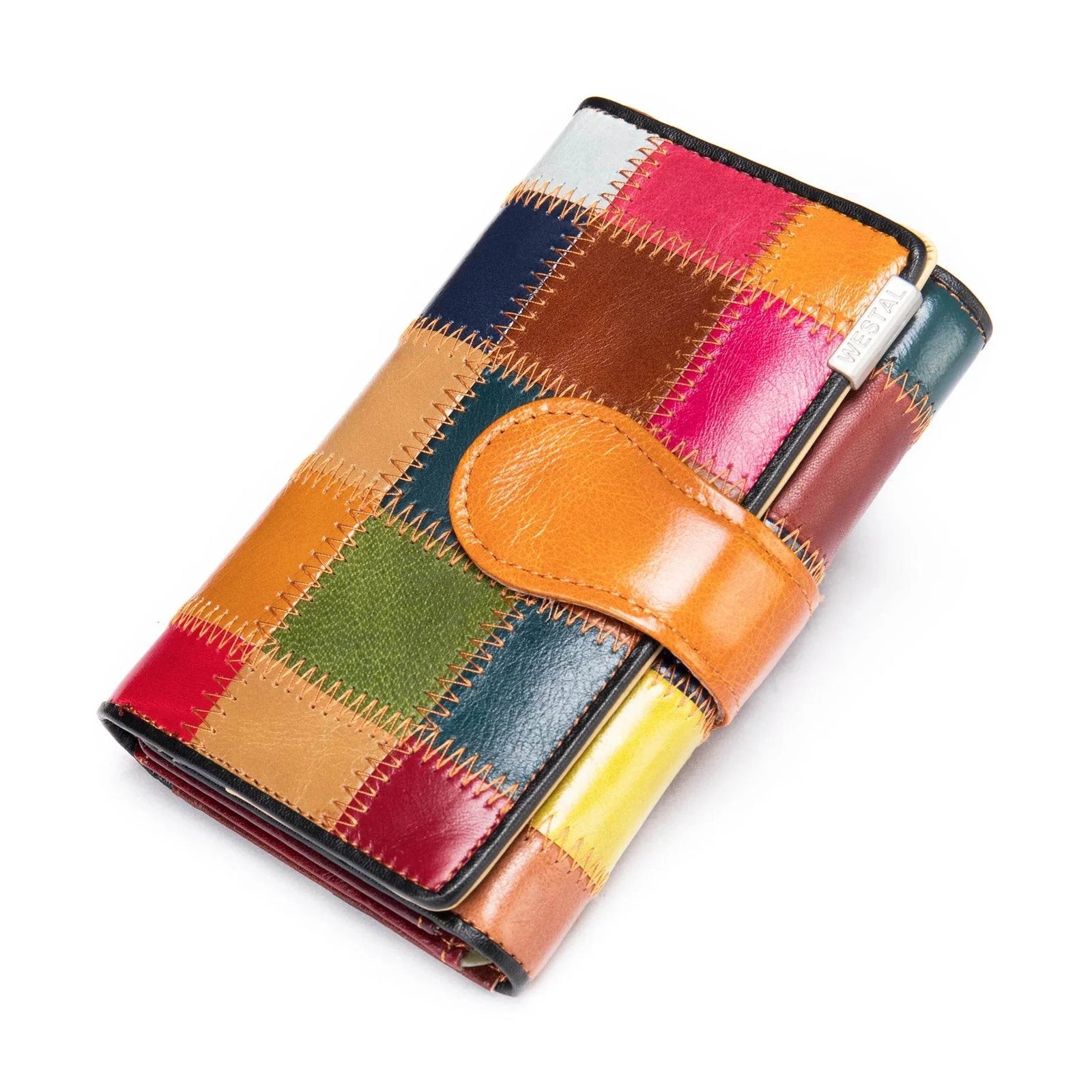 Elegant Ladies Hand Wallet Short Purse with Coin Holder & Money Clip - VacationGrabs