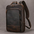 Vintage Men's Crazy Horse Leather Backpack Travel Rucksack Bag - VacationGrabs