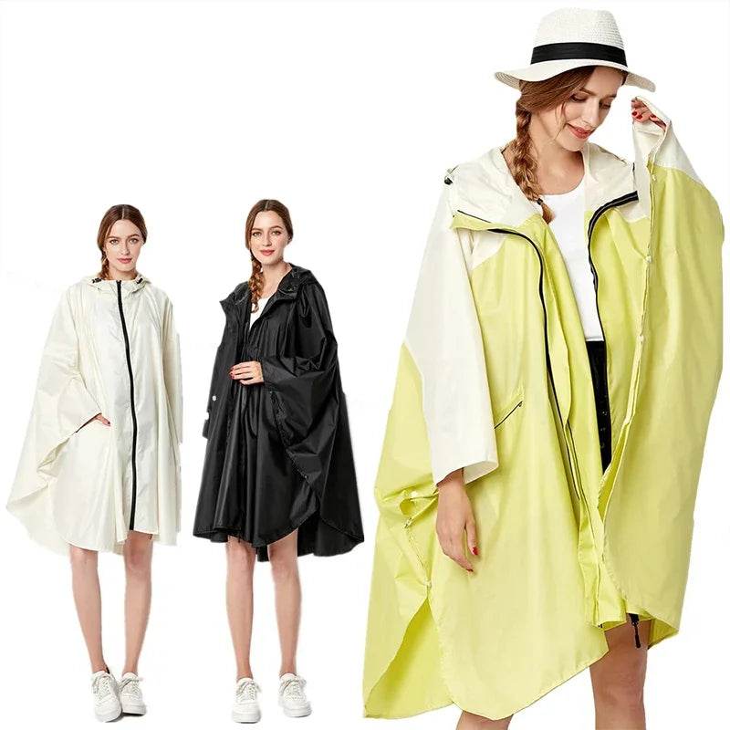 Breathable Lightweight Raincoat Ponchos Waterproof Wind - VacationGrabs