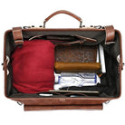 Luxury Leather Duffle Bags for Business Flights 45cm Travel Bag - VacationGrabs