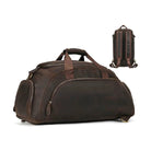 Genuine Leather Travel Backpack Dual Use for Men Luxury Travel - VacationGrabs