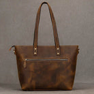 Custom Leather Handbag – Women's Business Totes Travel Bag - VacationGrabs