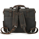High Capacity Leather Laptop Briefcase Business Backpack - VacationGrabs