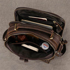 High-Quality Genuine Leather Men’s Crossbody Bag Vintage Sling Bag - VacationGrabs