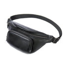 Men's Single Shoulder Crossbody Real Cowhide Waist Pack Chest Bag - VacationGrabs