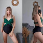 Women Backless Lace Up Deep V Neck - VacationGrabs