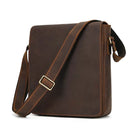 Genuine Leather Men's Shoulder Bag Crossbody Messenger for iPad - VacationGrabs
