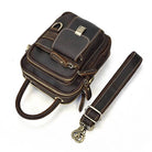 Genuine Leather Shoulder Waist Bag Men’s Small Crossbody Pouch - VacationGrabs