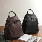 Luxury Designer Leather Backpack for Women Travel School Bag - VacationGrabs