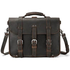 High Capacity Leather Laptop Briefcase Business Backpack - VacationGrabs