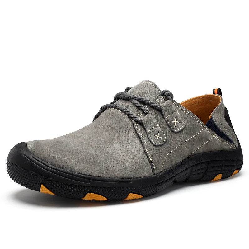 Men’s Suede Leather Casual Wear-Resistant Shoes - VacationGrabs
