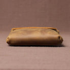 Men's Retro Leather Small Crossbody Phone Bag Cowhide Sling - VacationGrabs