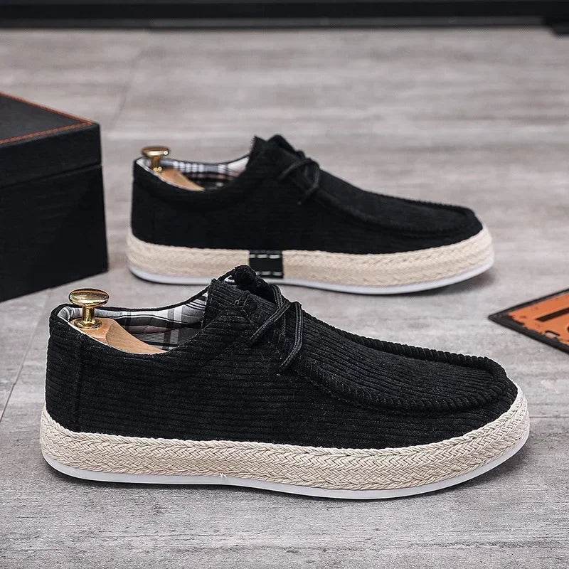 Men's Shoes Breathable Canvas Shoes for Men - VacationGrabs
