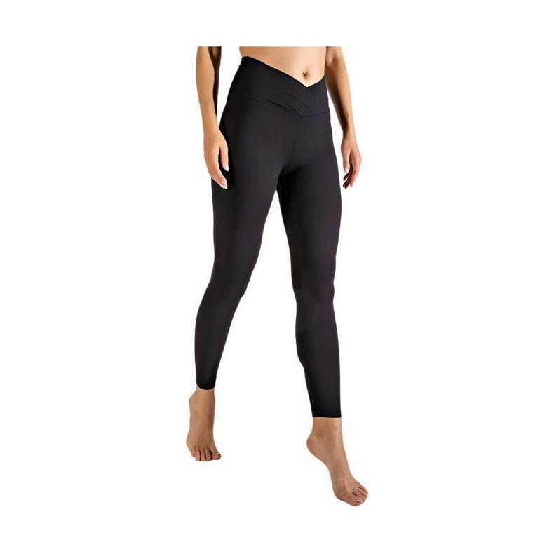 V Waist Full Length Leggings - VacationGrabs