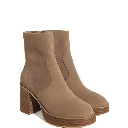 Alexandra-Platform Ankle Booties - VacationGrabs