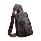 Alligator Pattern Style Leather Crossbody Bag Single - VacationGrabs