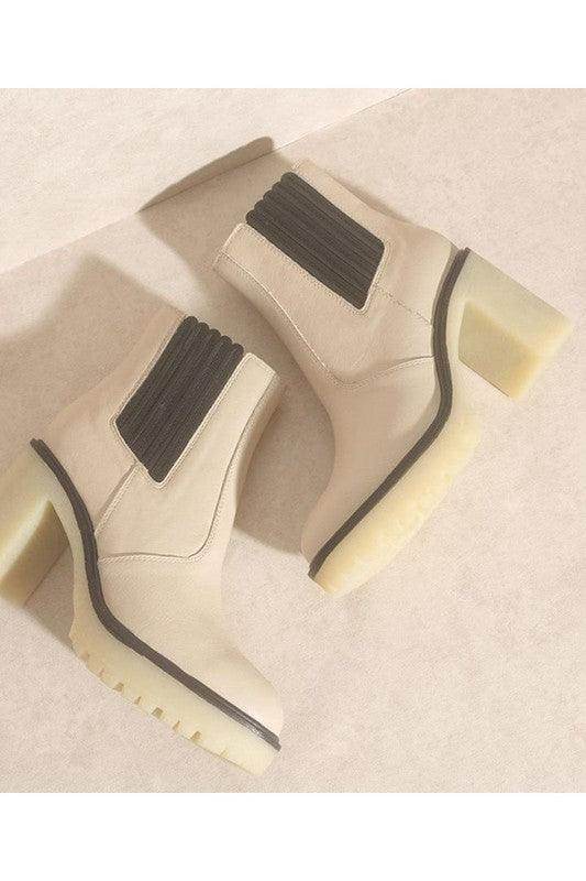 Anastasia- Paneled Boots - VacationGrabs