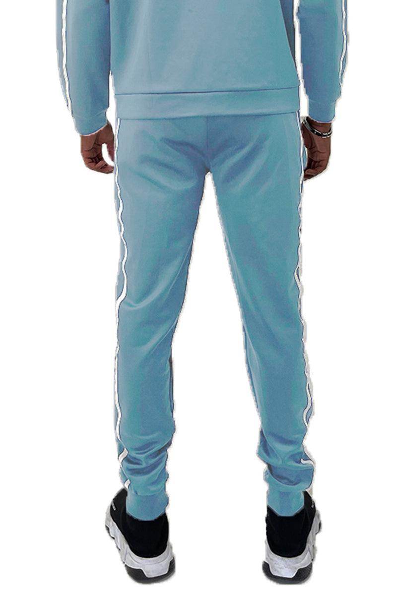 Arctic Blue Jordan Tape Track Jacket Jogger Set - VacationGrabs