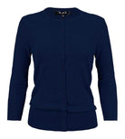 Crewneck Button Down Knit Cardigan Sweater - VacationGrabs