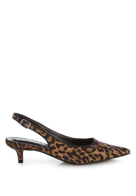 Jahzara Slingback Kitten Heel Sandals - VacationGrabs